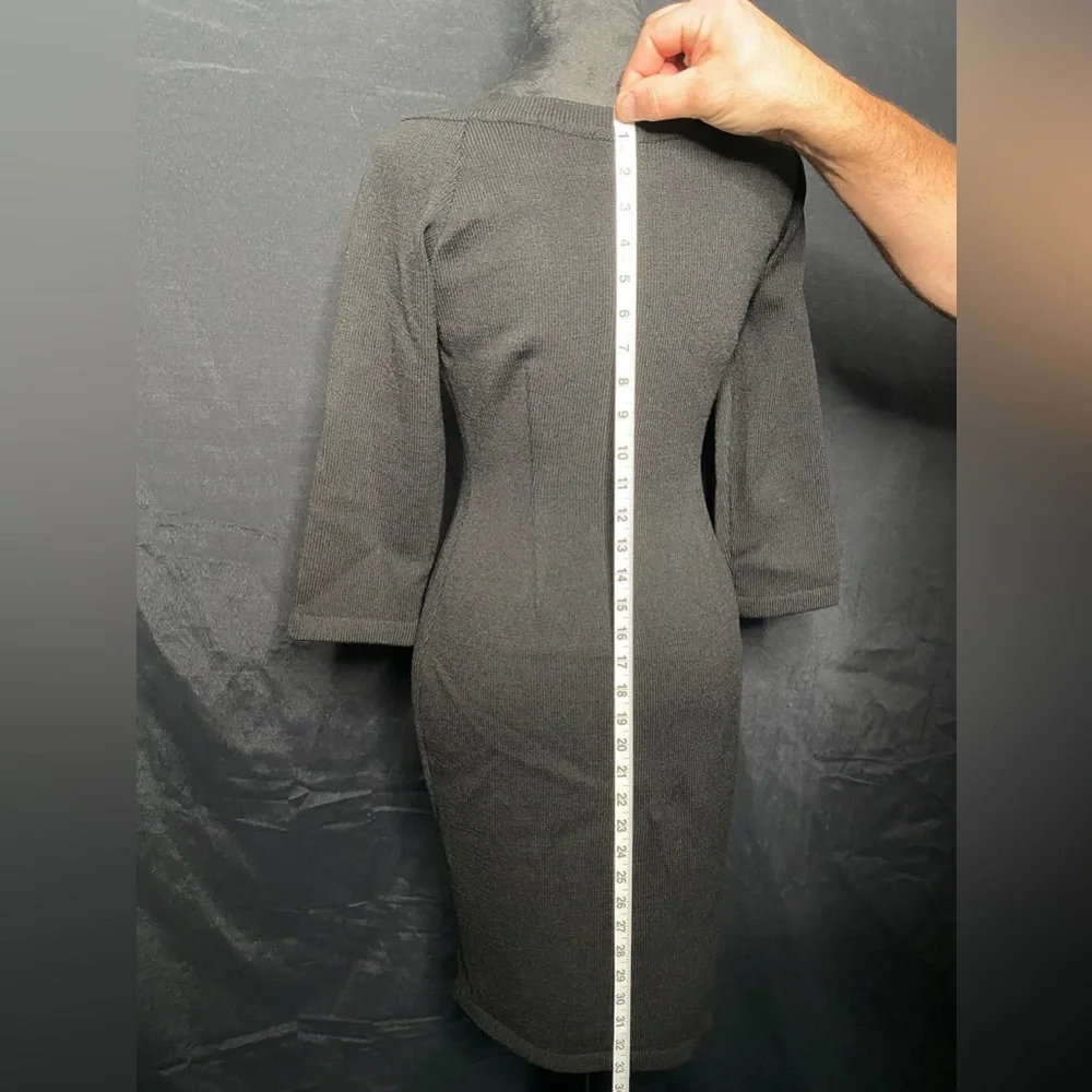 Black Knit Dress - Picture 4 of 11